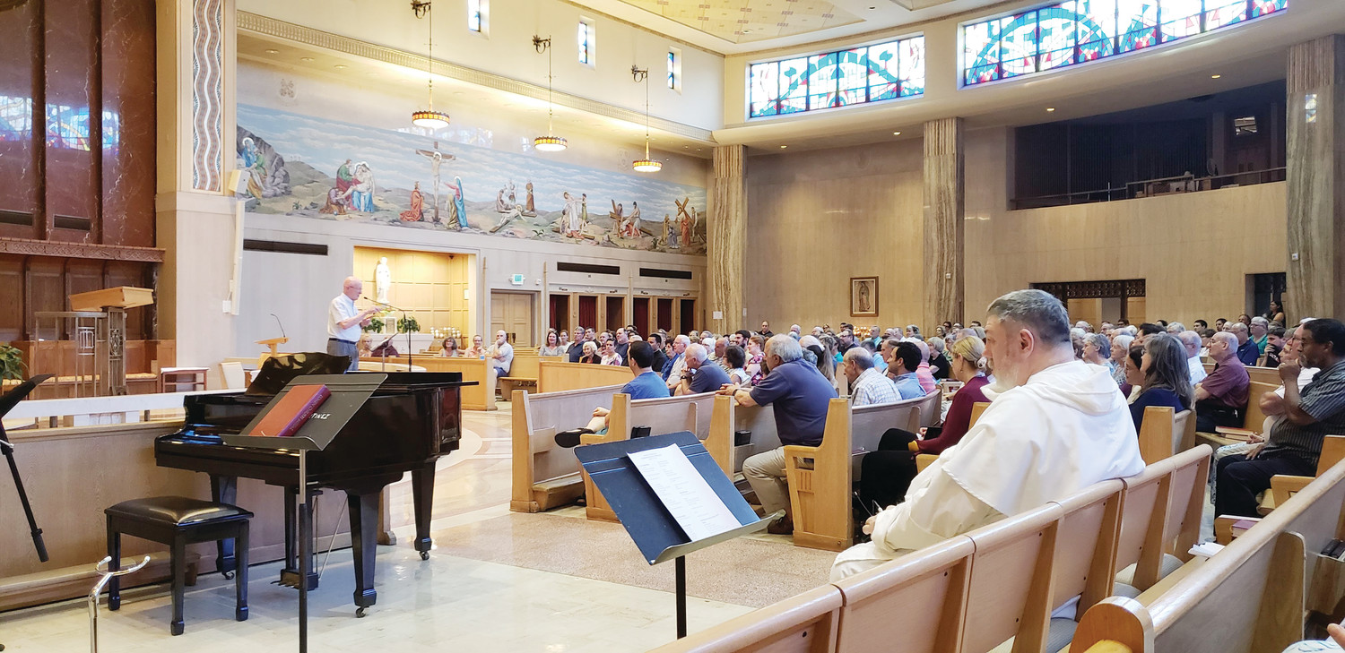 In celebration of the 100th Anniversary Year of St. Pius V Parish, Providence, Dr. Peter Kreeft spoke recently at the church, on the topic of “Unconscious Atheism: the Dangers of Living a Nominal Catholic Life.”